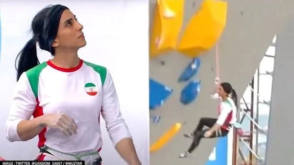Questions Abound On Iranian Climber Who Competed Unveiled