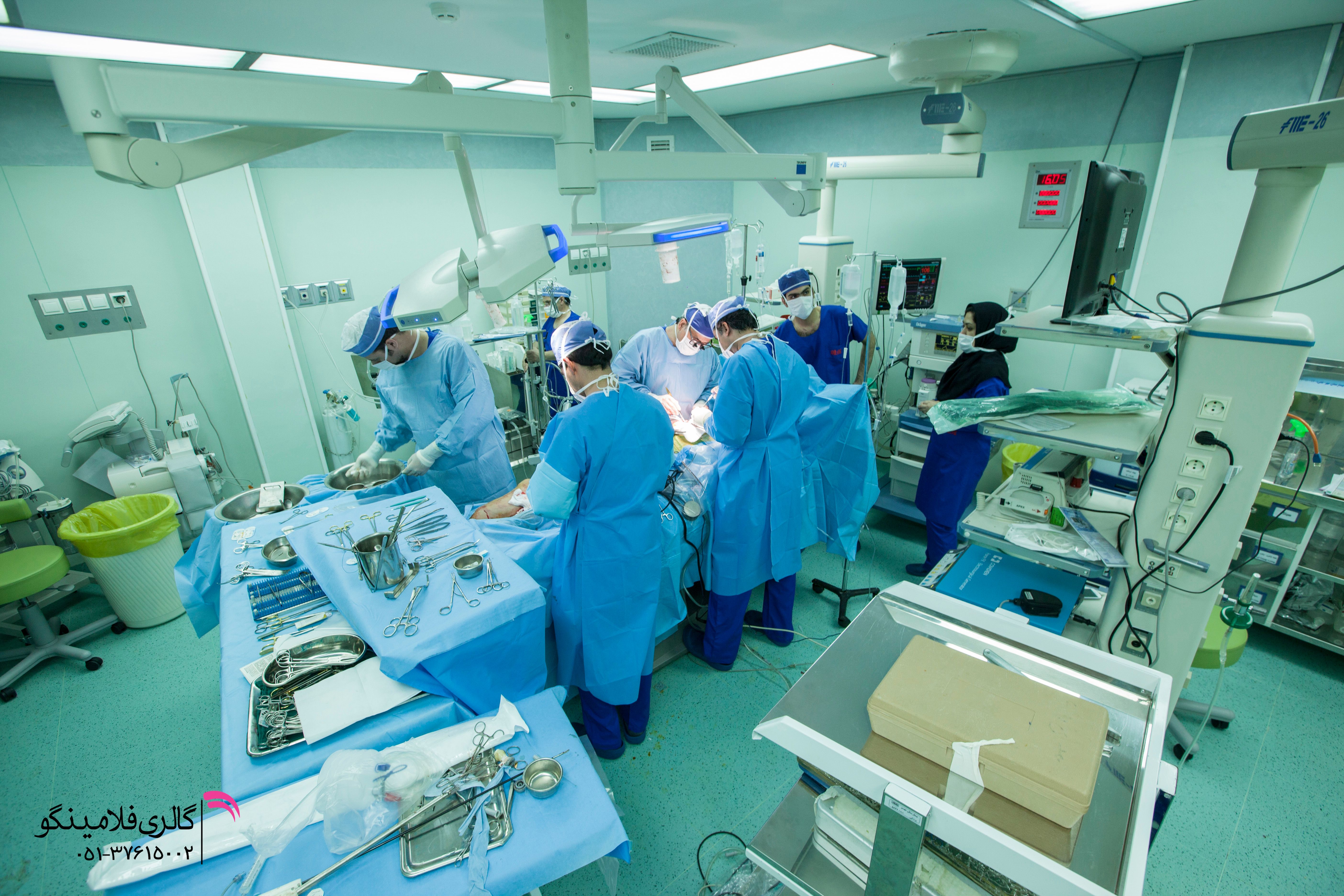 An operation room in Mashhad, northeastern Iran 