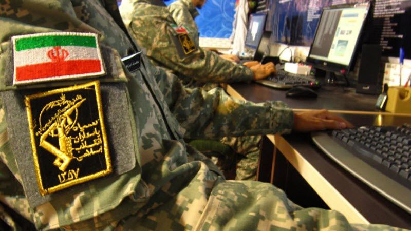 File photo of an IRGC cyber unit at a computer operations center in Iran.