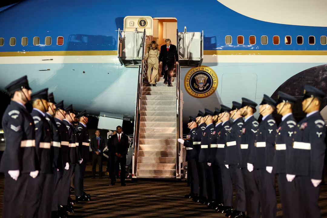 دومین سفر رسمی ترامپ به بریتانیا با بازداشت چهار معترض همراه شد