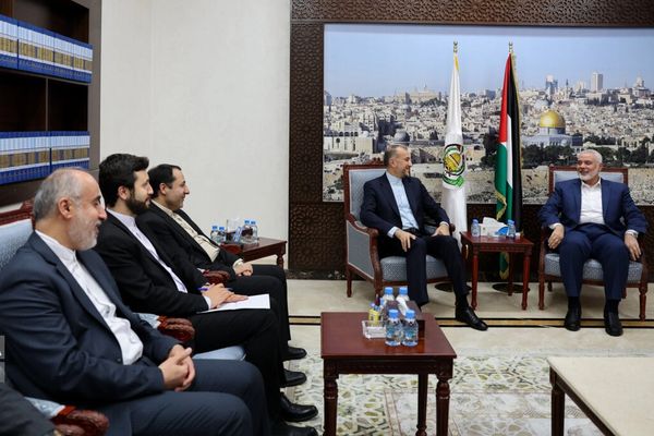 Iranian FM Holds Talks With Hamas' Haniyeh Ahead Of Egypt Visit