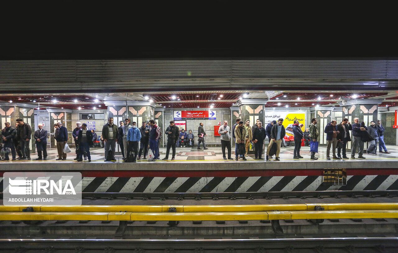 Inside a subway station in Tehran  (file photo)