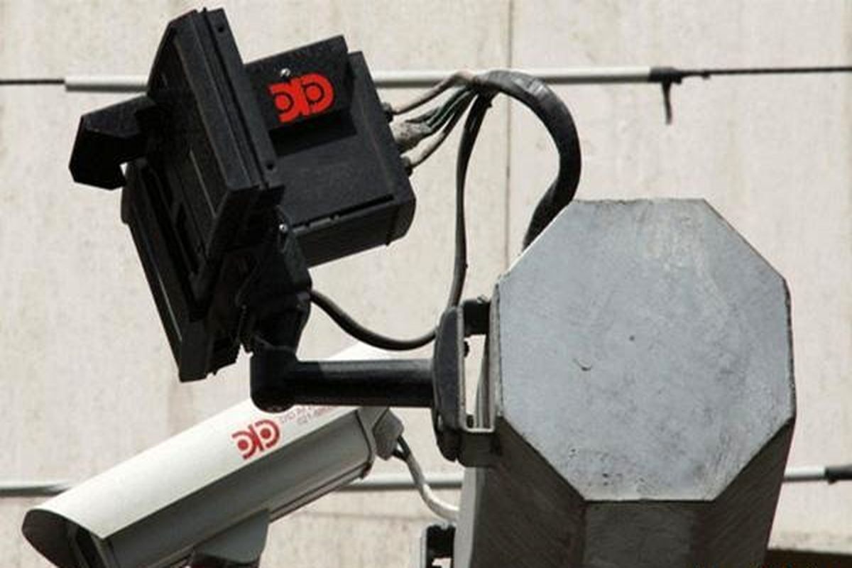 A street camera in Tehran