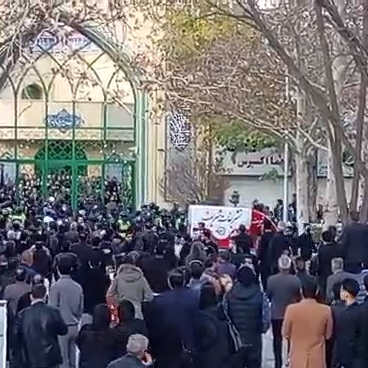 Rights lawyer's memorial turns into pro-monarchy rally in Iran's holiest city