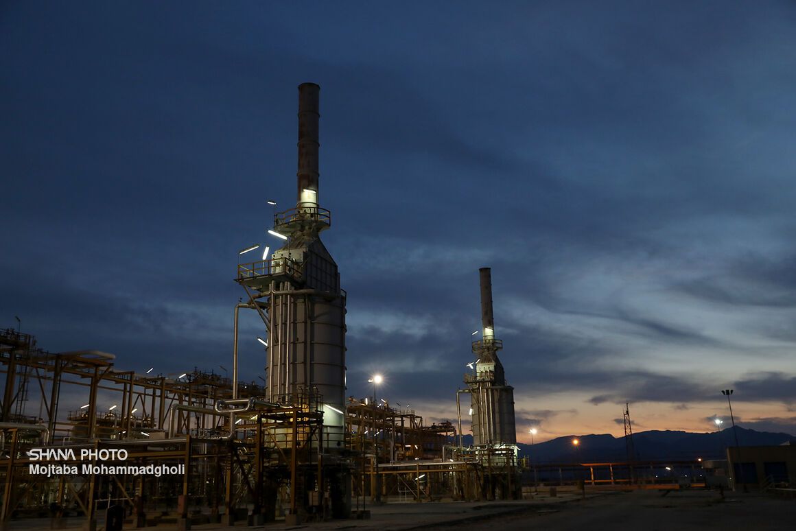 A view from Parsian Gas Refining Company in Fars province (November 2023)
