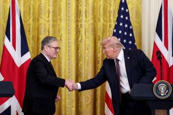 British PM tells Trump Ukraine peace deal must not reward Iran