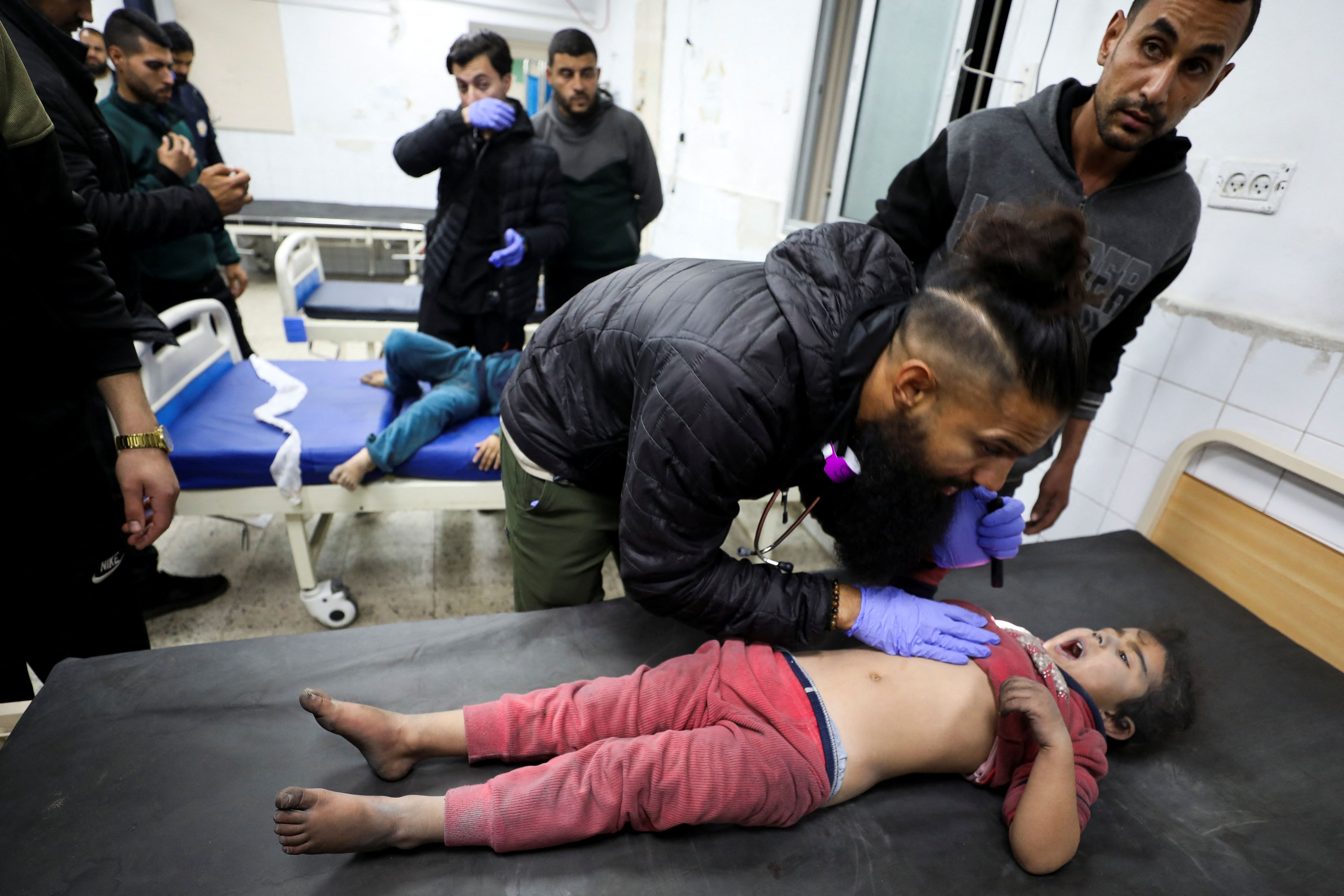 بیمارستانی در شهر غزه، ۲۶ دی