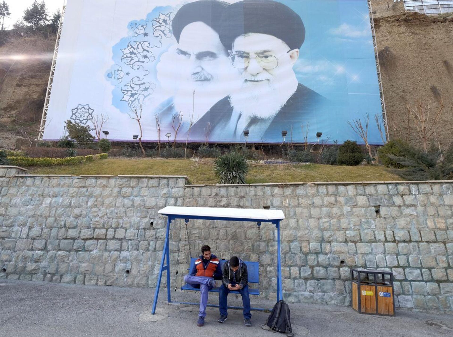Khamenei faces present crises by recasting the past