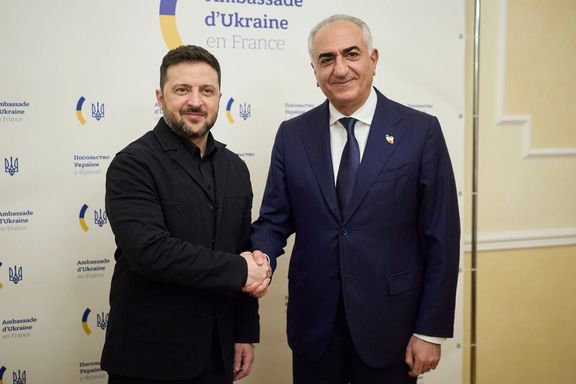 دیدار زلنسکی و شاهزاده رضا پهلوی، ۲۲ اسفند، پاریس