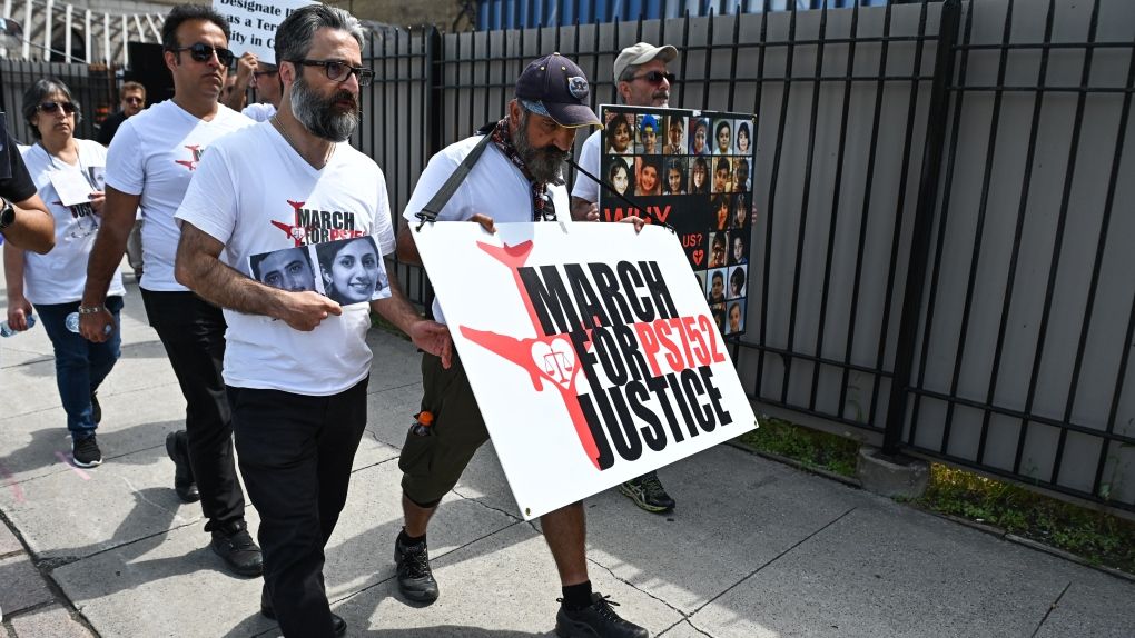 راهپیمایی اعتراضی دادخواهان پرونده پرواز اوکراینی به پایتخت کانادا پس از ۱۶ روز پایان یافت