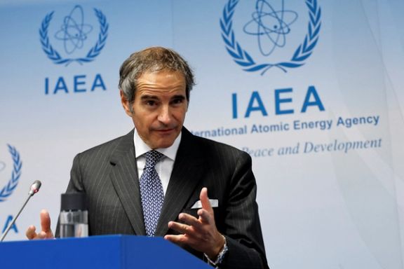Director General of the International Atomic Energy Agency (IAEA) Rafael Grossi holds a press conference on the opening day of a quarterly meeting of the agency's 35-nation Board of Governors in Vienna, Austria, November 22, 2023.