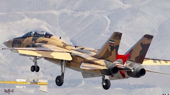 An Iranian F-14 Tomcat fighter still flying after 50 years