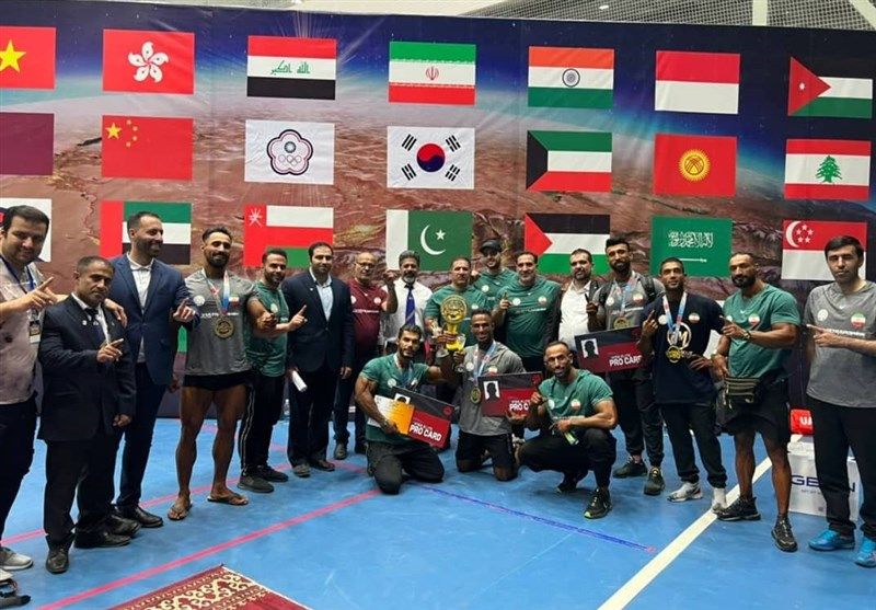 تیم ملی پرورش اندام ایران قهرمان آسیا شد