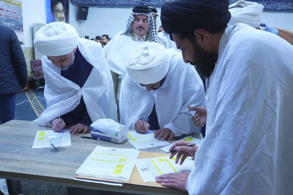 کفنپوشان کتائب حزبالله فرم داوطلبی «عملیات انتحاری» برای جمهوری اسلامی را امضا کردند