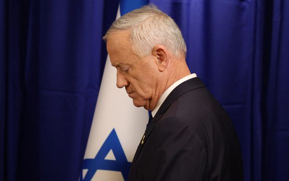 بنی گانتز، وزیر کابینه جنگ اسرائیل، استعفای خود از دولت را اعلام کرد
