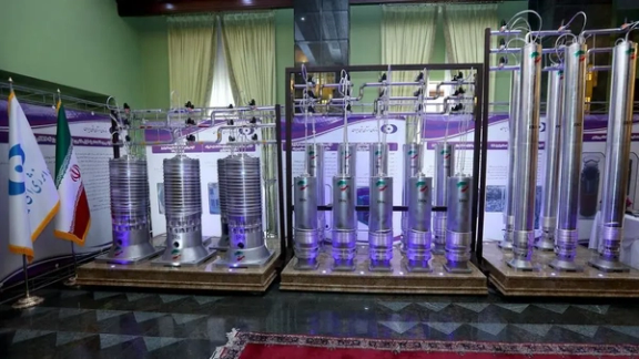 Iran's uranium enrichment machines called centrifuges (Undated)