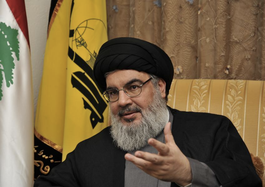 حسن نصرالله: جمهوری اسلامی خواهان کمک به دولت لبنان است اما «آمریکای ملعون» مانع شده است