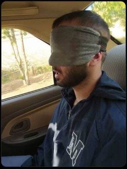 Photo published by state media of Toomaj Salehi after arrest