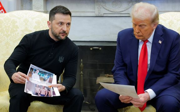 زلنسکی در دیدار با ترامپ تصاویری از قربانیان جنگ را به او نشان داد