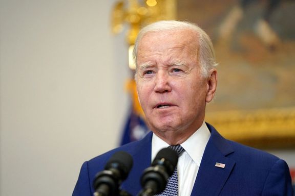 US President Joe Biden at the White House in Washington, October 1, 2023