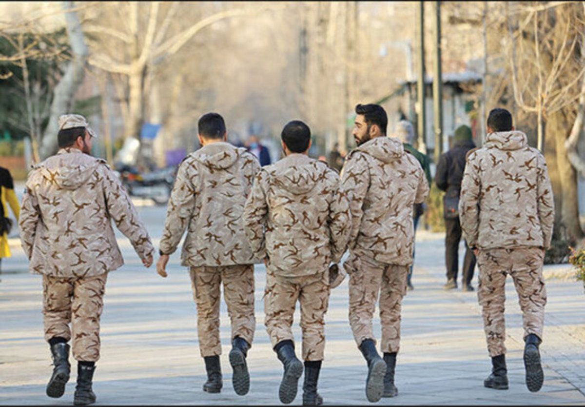 A group of Iranian conscripts  