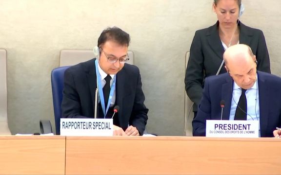 مقرر الأمم المتحدة: عدم خضوع إيران للمساءلة عن انتهاكات حقوق الإنسان أمر محزن