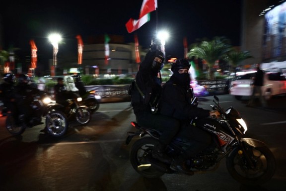 Police forces attend an anti-US and Israeli rally in Tehran, Iran, March 17, 2026.