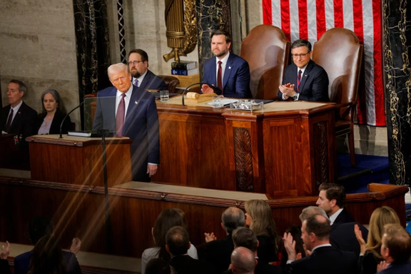 ترامپ در کنگره آمریکا: به اینجا برگشتهام تا بگویم رویای آمریکایی برگشته است