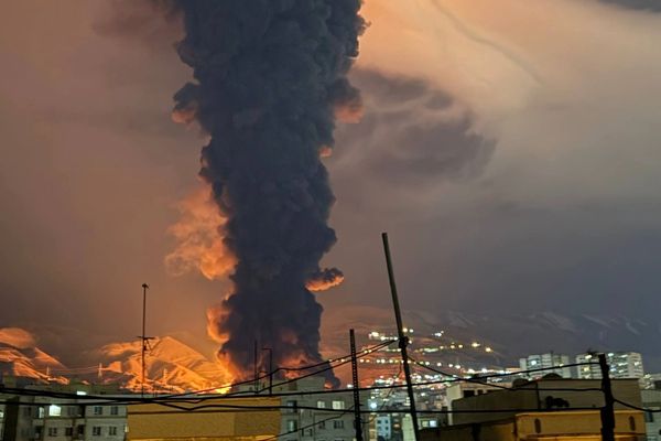 تهران، کرج و برخی از شهرهای مرکز و غرب ایران هدف حمله قرار گرفتند