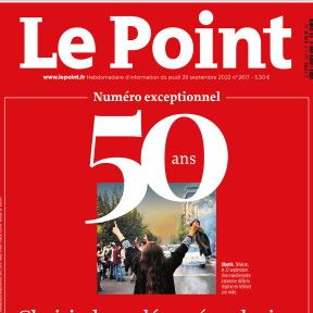 هفتهنامه فرانسوی لو پوان عکس روی جلد ۵۰ سالگی خود را به اعتراضات ایران اختصاص داد