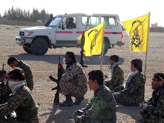 Fatemiyoun brigade being trained in Iran (Undated)