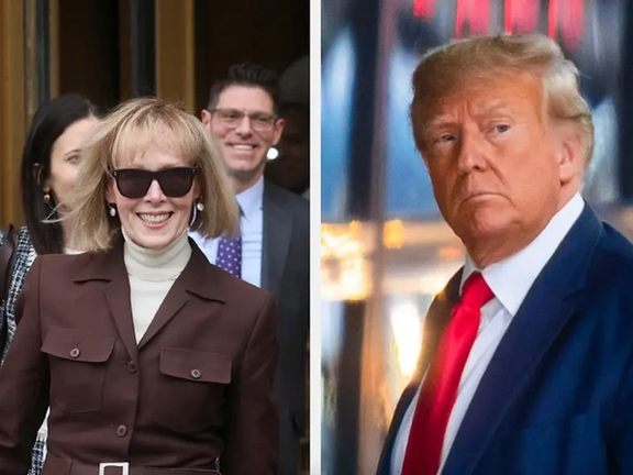 ترامپ برای گواهی دادن در ارتباط با اتهاماتش درباره افترازنی، در دادگاهی در منهتن حاضر شد