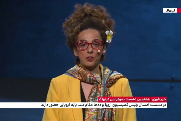 ‘One Solution, Revolution,’ Iranian Dissident Tells Copenhagen Democracy Summit