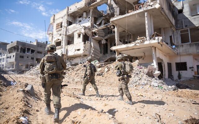 سربازان اسرائیلی در نوار غزه