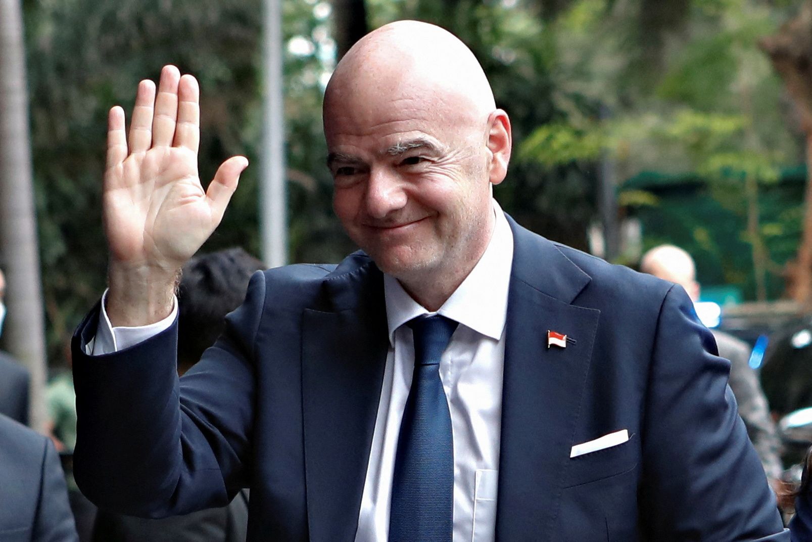FIFA President Gianni Infantino pictured on October 18, 2022