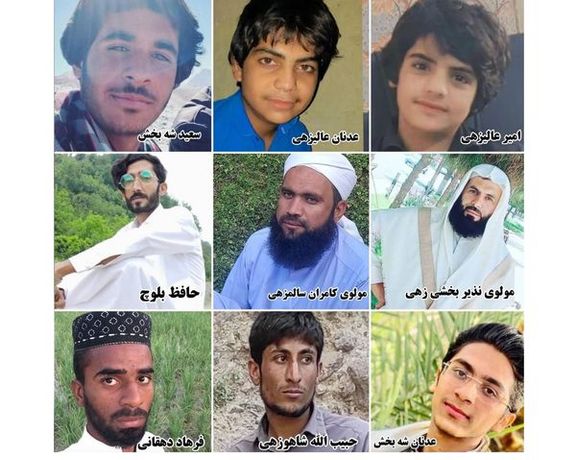 تحديد هوية ما لا يقل عن 14 مواطنا معتقلا في بلوشستان إيران بينهم 4 أطفال