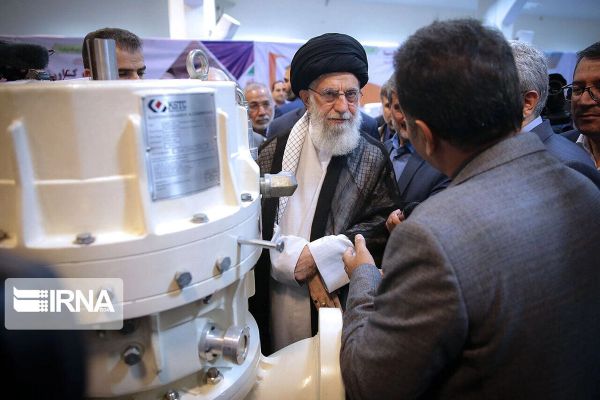 Khamenei visits expo held at high-security compound at his residence