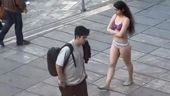 Dissidents chide Iran for gaslighting student who stripped on campus