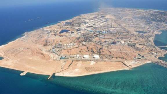 Abu Moussa, one of the three Iranian islands in the Persian Gulf