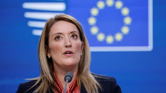 رییس پارلمان اروپا: زنان و مردان معترض ایرانی الهامبخش جهان شدهاند