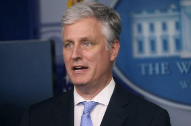 Former national security advisor Robert O'Brien.