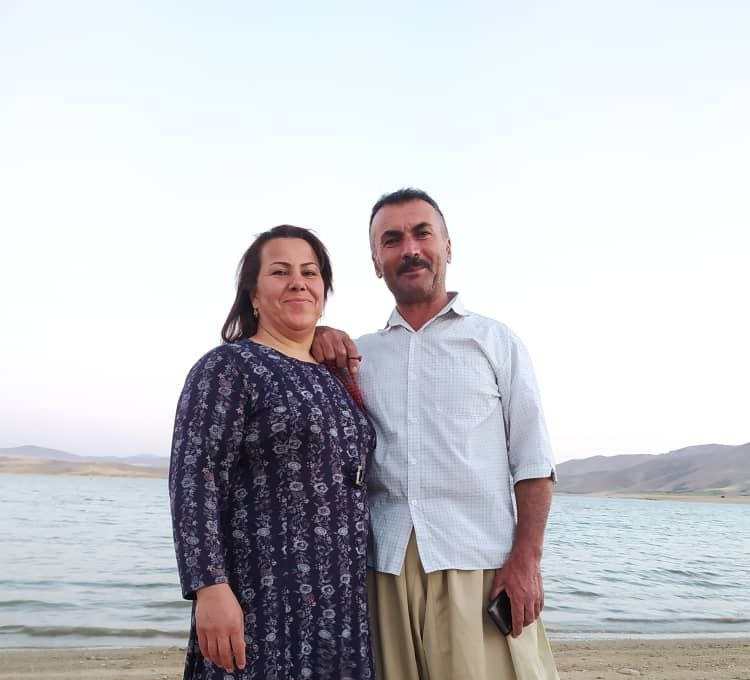 شهین عبدالقادری و همسرش، عثمان مامه