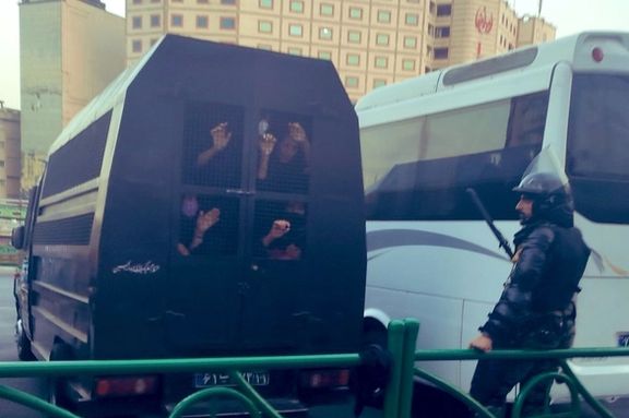 Young protesters arrested in Iran on September 20, 2022