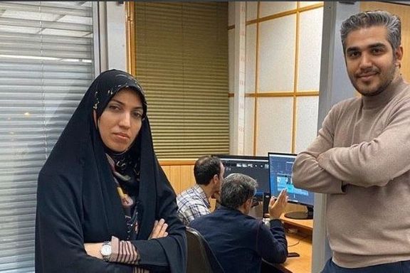 Ali Rezvani and a female "interrogator-journalist" who were sanctioned by the EU