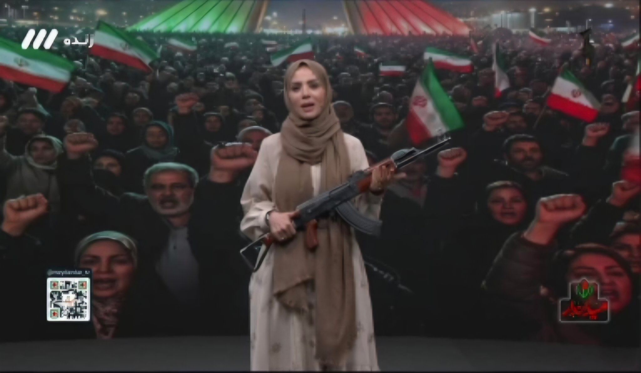 Iran state TV rifle displays stir unease over domestic intimidation
