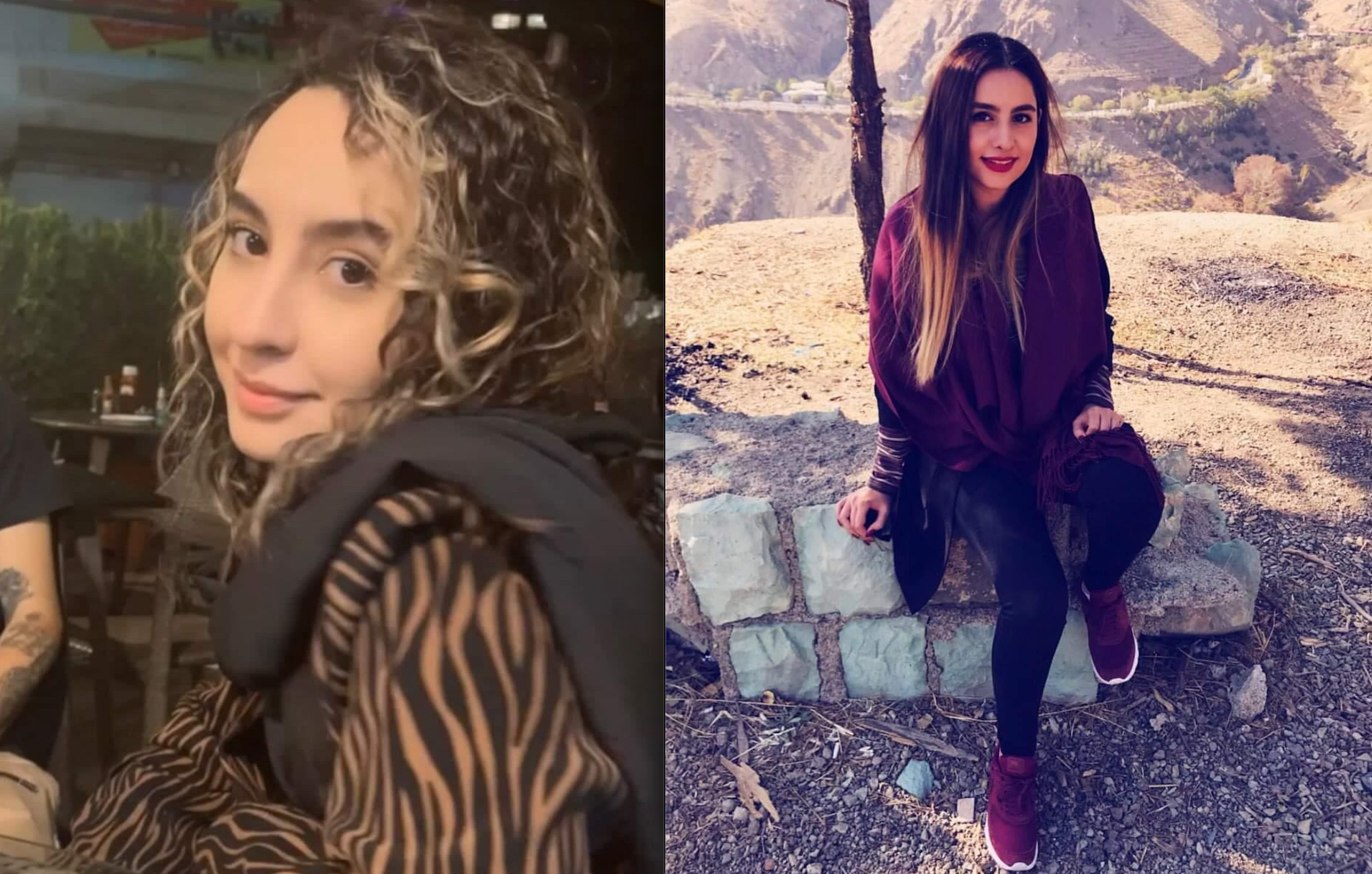 Anahita Farahmand (left) and Sara Behzadi (file photo)