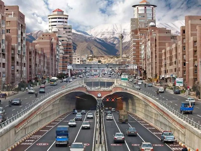 A view of Iran's capital city, Tehran