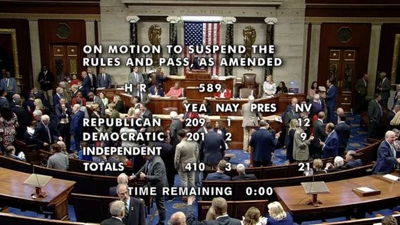 US House Overwhelmingly Passes Sanctions Bill On Iran
