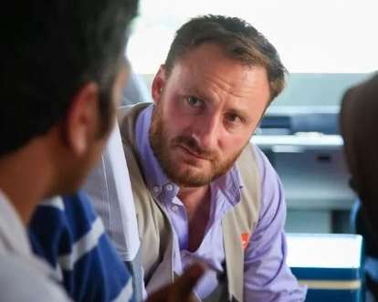 Olivier Vandecasteele, a Belgian aid worker detained in Iran