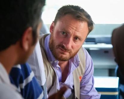 Olivier Vandecasteele, a Belgian aid worker detained in Iran